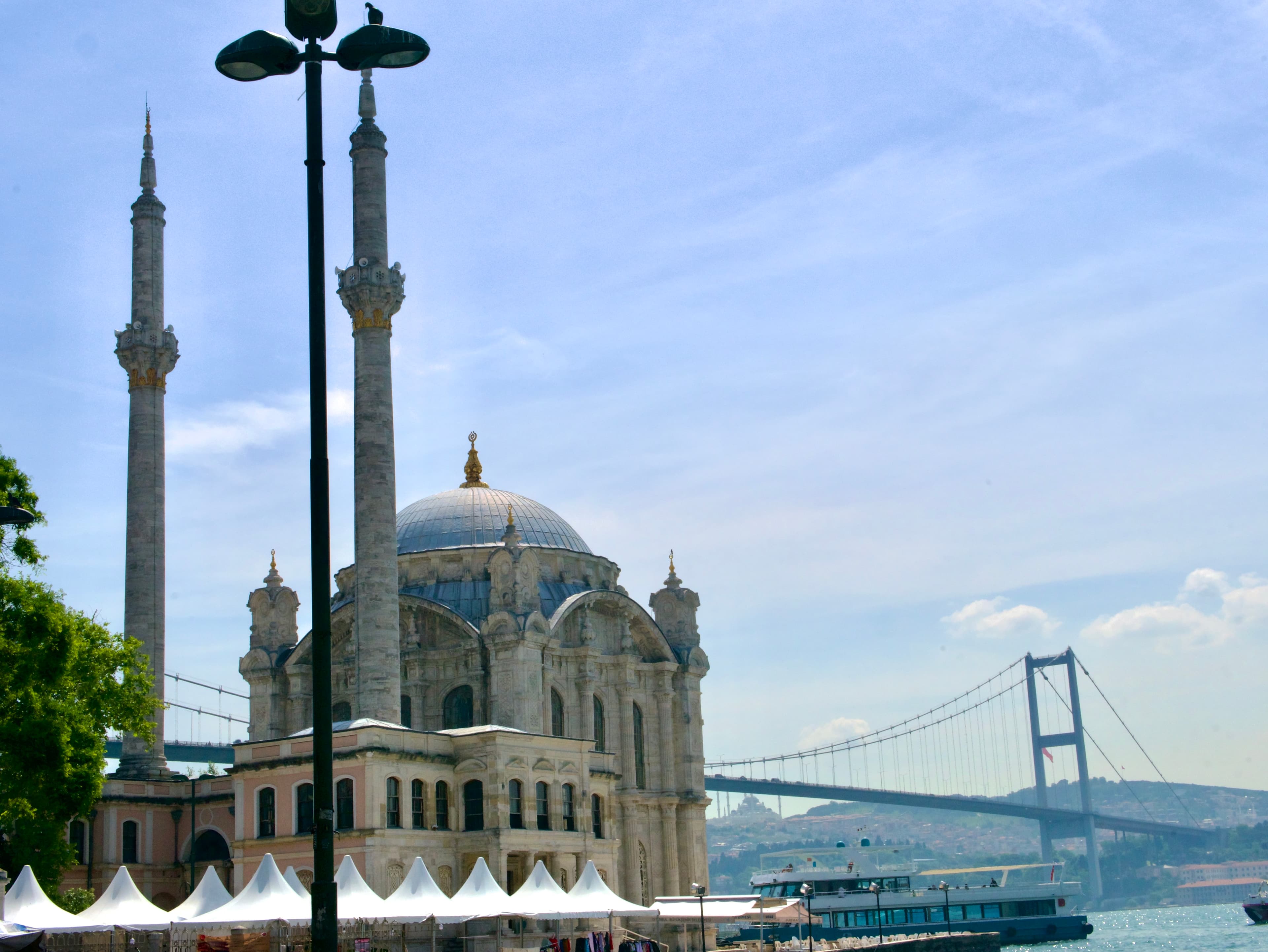 Ortakoy Mosque and the Bosphorus Bridge