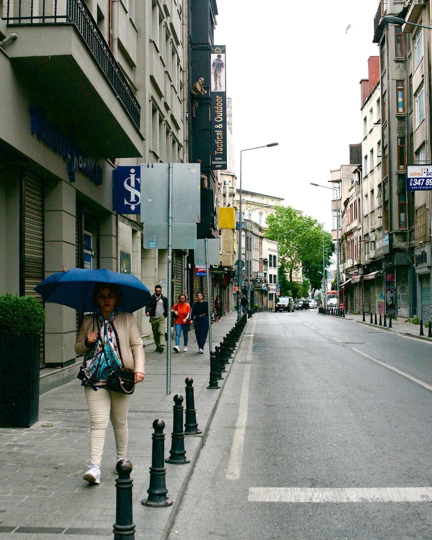 A rainy street