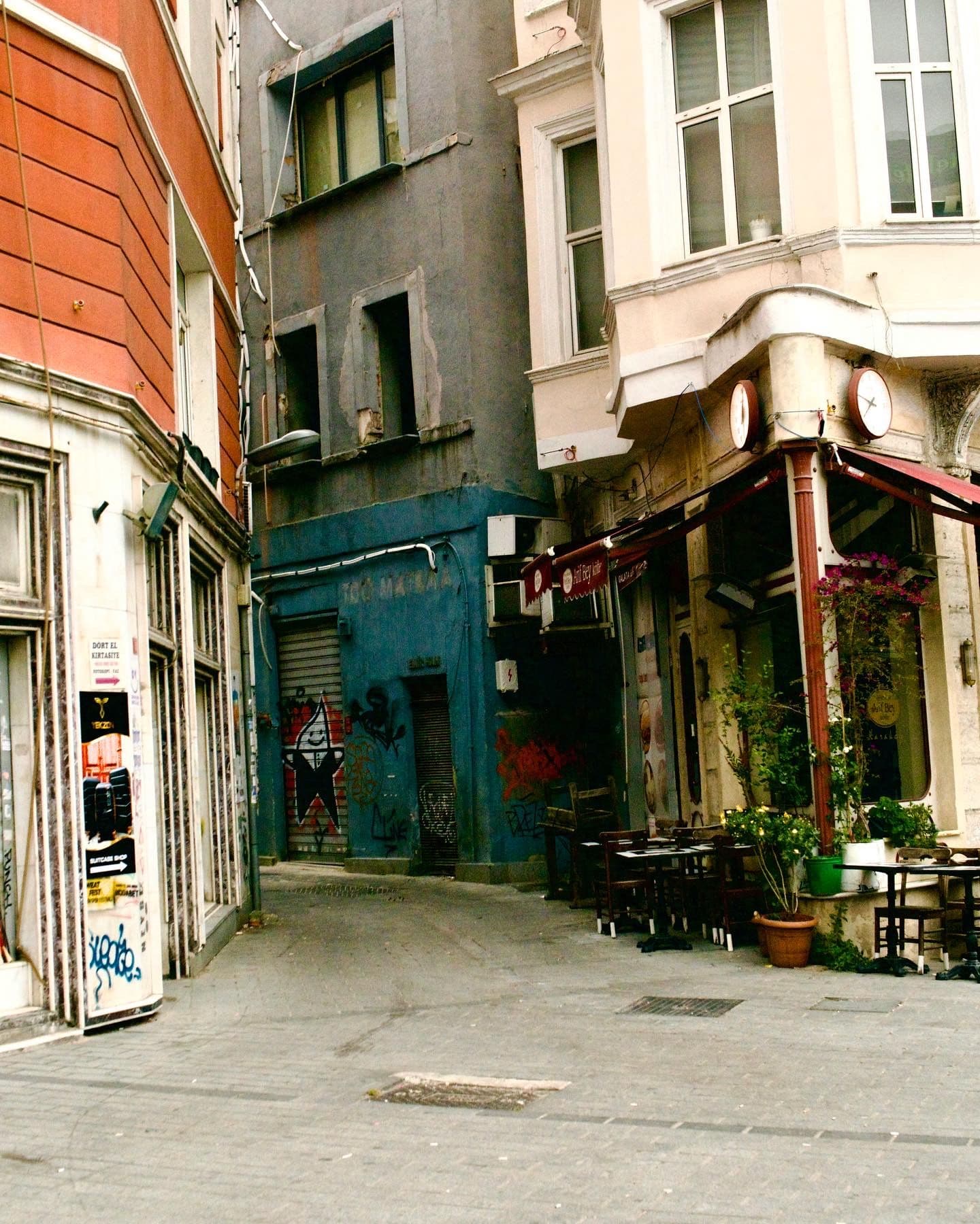 A cafe on a back street